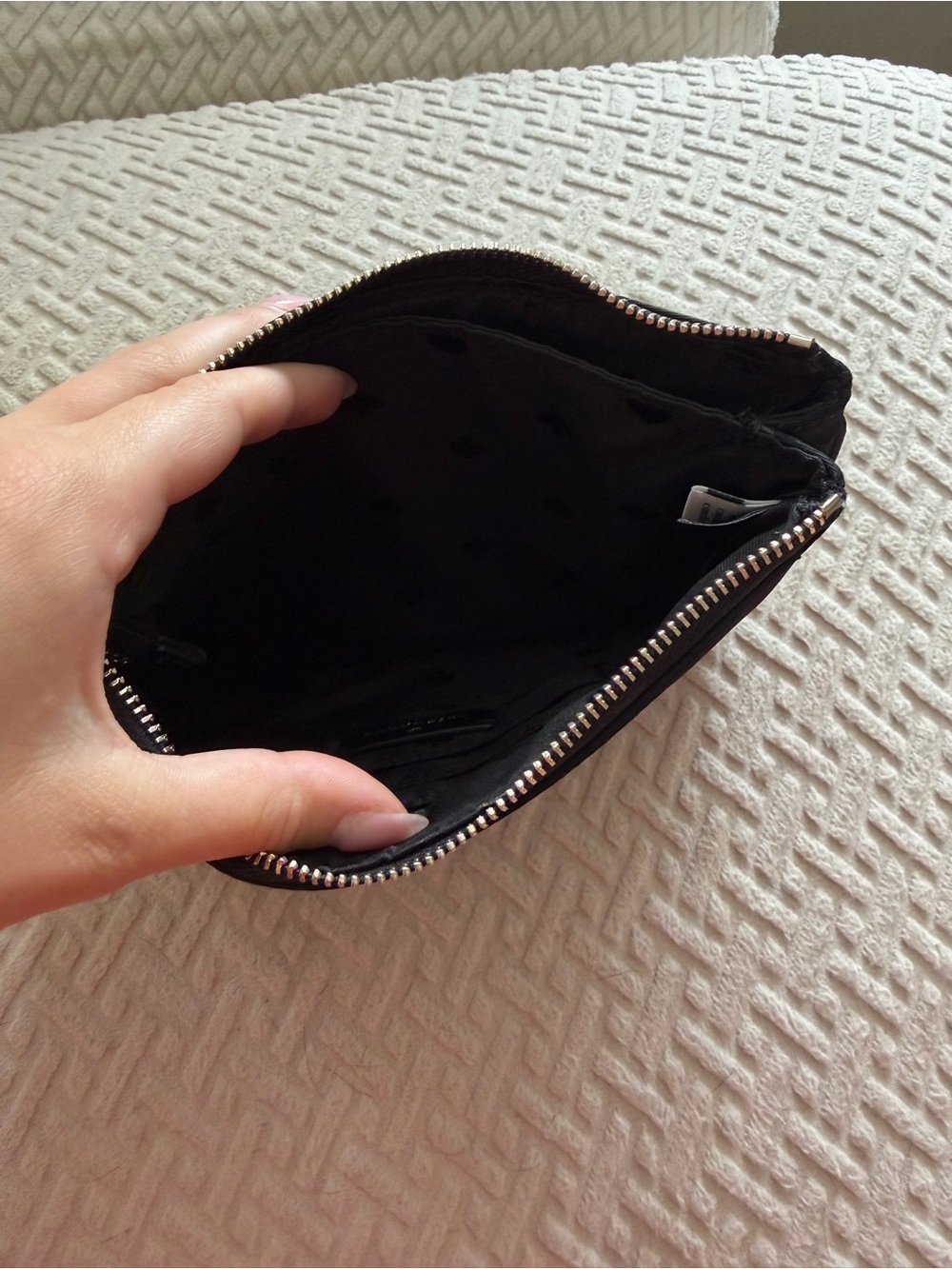 kate spade Black Zip Wristlet with Gold Logo - Picture 4 of 4